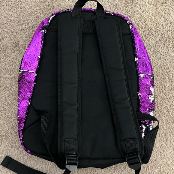 Younique Purple Sequin Backpack - Picture 2 of 2
